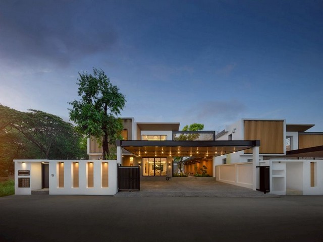 พูลวิลล่าหรูสร้างใหม่ บ้านเปล่า โมเดิร์นร่วมสมัย โซนวัดเกตุ