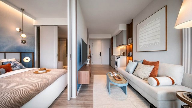 ขายคอนโด เวหหา หัวหิน (คอนโดใหม่) 45.95 ตรม ชั้น15 เฟอร์นิเจอร์และเครื่องใช้ไฟฟ้าครบพร้อมเข้าอยู่ ใกล้ชายหาด ร้านอาหาร และแหล่งช้อปปิ้ง