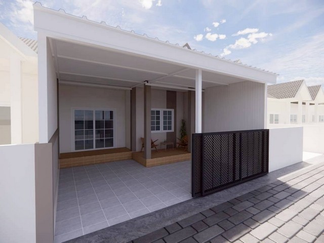 ขายบ้านรีโนเวทใหม่ทั้งหลังหมู่บ้านแสนสุขธานี เลี่ยงหนองมน 3 ห้องนอน  2 ห้องน้ำ 