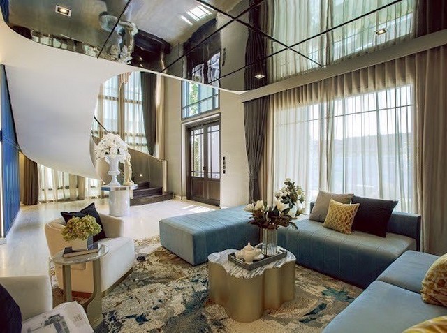 LV53233 ให้เช่า  บ้านเดี่ยวหรู 2 ชั้น โครงการแกรนด์ บางกอก บูเลอวาร์ด สุขุมวิท-ศรีนครินทร์ ใกล้ โรงเรียนบางกอกพัฒนา