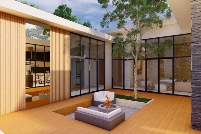 ขายบ้านเดี่ยวพูลวิลล่าจอมเทียนพัทยา  พัทยา-นาจอมเทียน สไตล์ Modern Luxury 4 ห้องนอน  4ห้องน้ำ