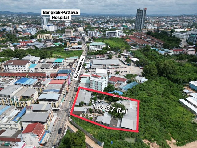 ขายที่ดินพัทยา 1-2-27 ไร่ ทำเลเศรษฐกิจ โพธิสาร-นาเกลือ ใกล้ทะเล เพียง 75 ลบ. TP-L1587