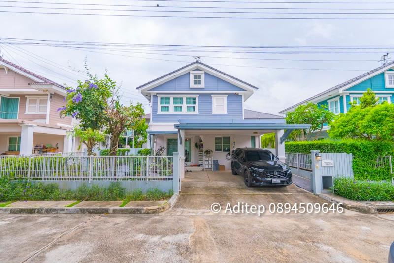 ขายบ้านเดี่ยว 60 ตรว. พฤกษ์ลดา วงแหวน–หทัยราษฎร์ 3 ห้องนอน 3 ห้องน้ำ หน้าบ้านติดสวนไม่ชนใคร มีห้องนอนชั้นล่าง เหมาะผู้สูงอายุ  