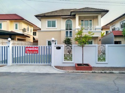 ขายถูก บ้านเดี่ยวติดถนนใหญ่ ขนาด 58.5 ตรว. เค.ซี. พาร์ควิลล์ 3 (K.C. PARKVILLE 3)