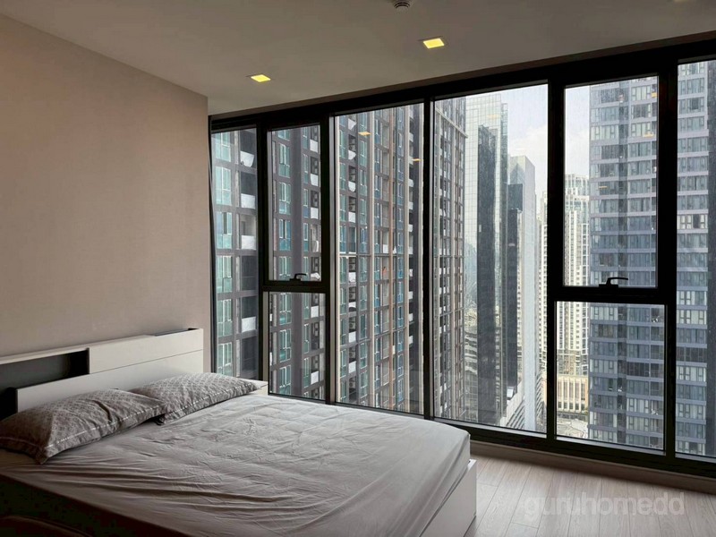 ปล่อยเช่าคอนโด One9Five อโศก 2นอน 2น้ำ วิวเมือง ชั้น19 ห้องพร้อมอยู่ เฟอร์ครบ ใกล้ MRTพระราม 9 - ghd000700R