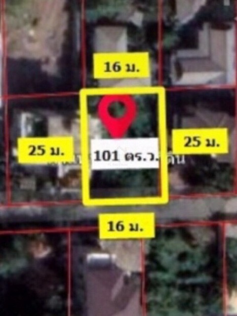 ขายที่ดินถมแล้ว 101 ตารางวา ทำเลโชคชัย 4 ซอย 54 (ต.รวมโชค) สภาพแวดล้อมดี ถนนกว้าง เหมาะสร้างบ้าน