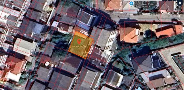 ที่ดินซอยชัยวัฒน์9(วุฒากาศ53แยก3) พร้อมปลูกสร้างบ้านหรือทำเป็นห้องเช่าก็ได้