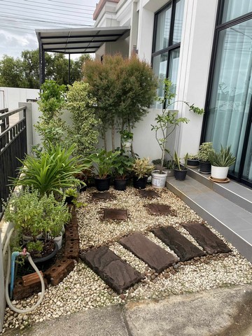 ให้เช่าทาวน์เฮาส์ชั้นเดียวเฟอร์ครบ มาบตาพุด กรอกยายชา หนองน้ำเย็น ระยอง