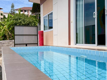 วิลล่า 2ห้องนอน ให้เช่า วิลล่า ตกแต่งครบครัน ตำบลบ่อผุด อำเภอเกาะสมุย สุราษฎร์ธานี บ้านเช่าสมุย พร้อมสระว่ายน้ำ บ้านพักสมุย