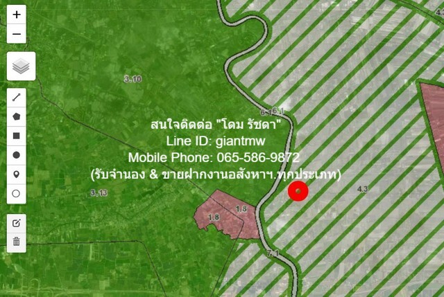 ที่ดิน ขายที่ดินเปล่า พร้อมพืชสวนทางการเกษตร อ.นครชัยศรี จ.นครปฐม   23000000 BAHT.   ด่วน เป็นที่ดินแปลงใหญ่รูปทรงอิสระที่มีหน้ากว้าง มีคลองติดกับถนนลาดยางบริเวณหน้าที่ดิน และมีการปลูกพืชสวนทางการเกษตรตโดยรอบ เหมาะสำหรับนักลงทุนที่ต้องการนำไปปลูกบ้าน