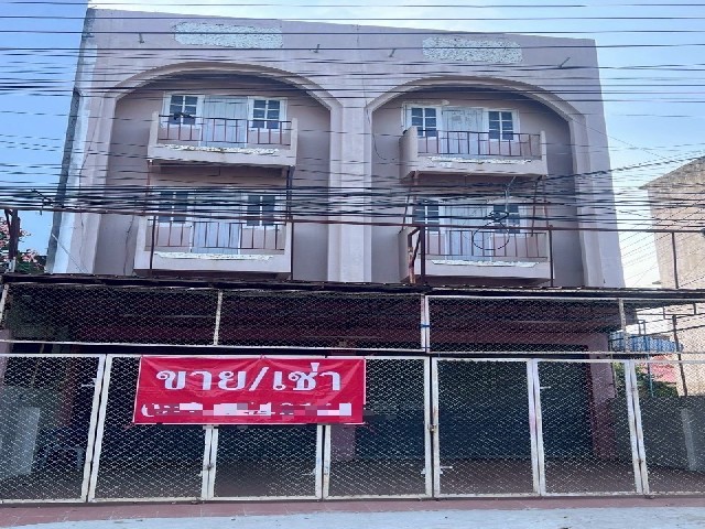 ขายอาคารพาณิชย์ 3 ชั้น 2 คูหา ห้องริม เนื้อที่ 43.8 ตารางวา อำเภอเมืองพิษณุโลก