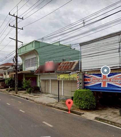 ขายที่ดินพร้อมสิ่งปลูกสร้าง 95 ตารางวา ใจกลางเมืองมุกดาหาร  ตรงข้ามตลาดมารวย ติดถนนใหญ่