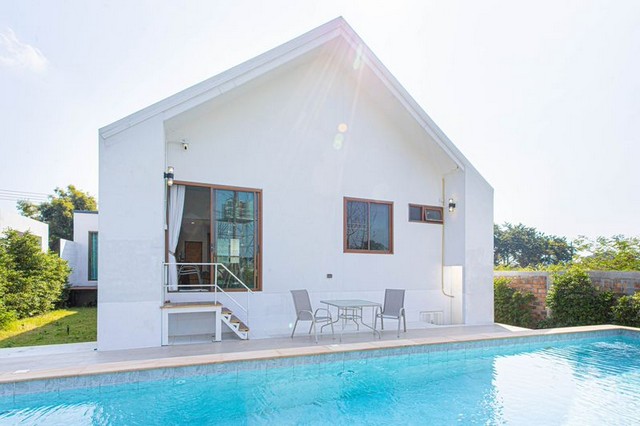 พูลวิลล่าชั้นเดียว บ้านพักตากอากาศ พร้อมผู้เช่า ดอยสะเก็ด