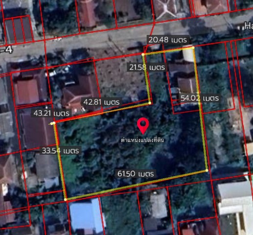 ที่ดินพร้อมบ้าน 1 ไร่ 2งาน 91 ตร.วา ซ.พหลโยธิน 54/4 แยก 3 – ใกล้ BTS คูคต