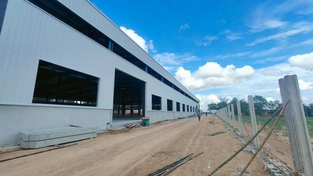 ให้เช่า โกดัง โรงงานสร้างใหม่ 6,600 ตร.ม. ผังม่วงลาย - นิคมพัฒนา ระยอง TP-F1619