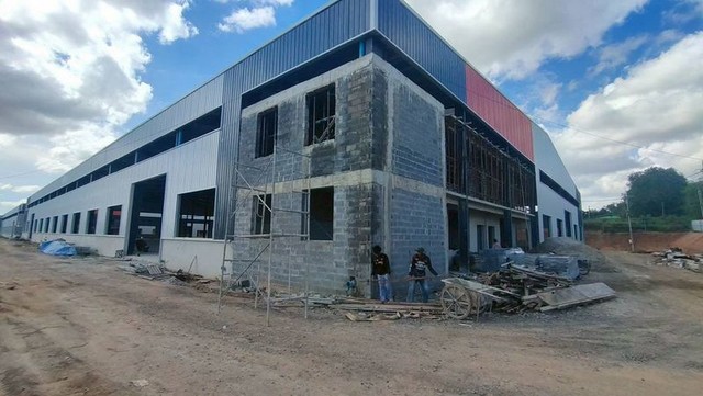 ให้เช่า โกดัง โรงงานสร้างใหม่ 6,600 ตร.ม. ผังม่วงลาย - นิคมพัฒนา ระยอง TP-F1619