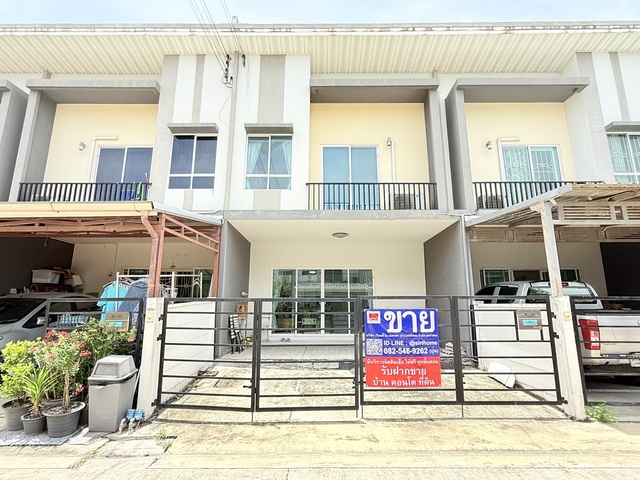 ขายทาวน์โฮม พลีโน่ ปิ่นเกล้า-วงแหวน วัดส้มเกลี้ยง 20.6 ตรว. หน้าบ้านกว้าง 5.2 เมตร 2จอด พร้อมอยู่