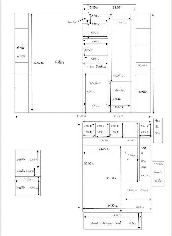 BST922 ให้เช่าเนื้อที่โรงงาน ซอยเทศบาลบางปู 71/1 มีใบ รง.4 พื้นที่สีม่วง รวม 4-0-36 ไร่