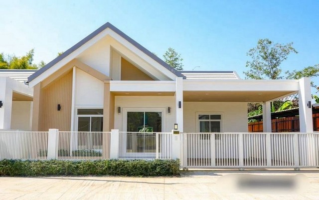 บ้านเดี่ยวชั้นเดียว ใกล้สวนดอกไม้แม่ริม โซนเหมืองแก้ว  แม่ริม