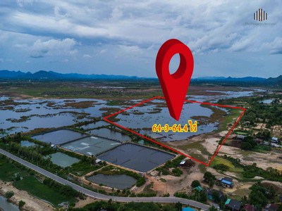 ขายด่วน! ที่ดิน 64 ไร่ หน้ากว้าง 250 ม. ติดถนน 3 ด้าน รูปแปลงสวย เหมาะทำโครงการจัดสรร รีสอร์ท ศักยภาพสูงสำหรับธุรกิจ