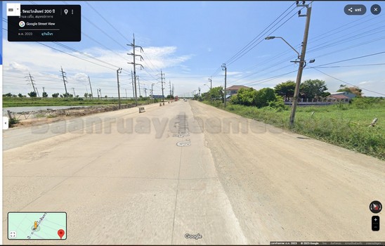 ที่ดิน สร้างโกดัง คลังสินค้า สร้างอพาร์ตเม้นท์ ติดถนนรัตนะโกสินธุ์สมโภชน์ เนื้อที่ 17-3-43 ไร่ ไร่ละ 4 ล้านบาท บางบ่อ สมุทรปราการ