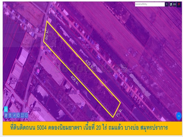 ขายต่ำกว่าราคาตลาด ถูกม๊าก ที่ดินติดถนนรังสิตนครนายก เนื้อที่ 49 -1-50 ไร่ ขายยกแปลง 150 ล้าน ธัญบุรี จ.ปทุมธานีรหัส68130รายละเอียด- เนื้อที่ 49 -1-50 ไร่- ขาย 150 ลบ. - ค่าโอนภาษีผู้ขายออก- กว้าง 51 เมตร- ลึก 1,675 เมตร- ผังเมืองสีชมพู- โฉนดลอย- เนื้อที่ 49 -1 - 50 ไร่- ประเมินราชการเดิม= 246,875,000 บาท- ติดถนนรังสิตนครนายก- ถมแล้วประมาณ 5 ไร่- ด้านหลังเป็นนา**งดรับนายหน้า**Contract คุณนกLine add : @ggp824โทร. 083_068_1585โทร. 065_253_992