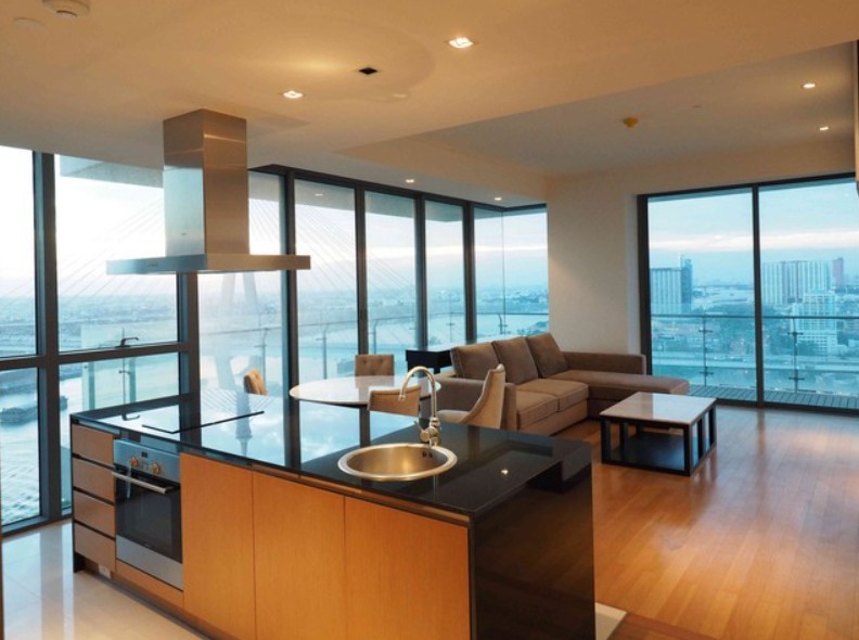 High Floor 2BR Condo with Stunning River View at The Pano Rama 3