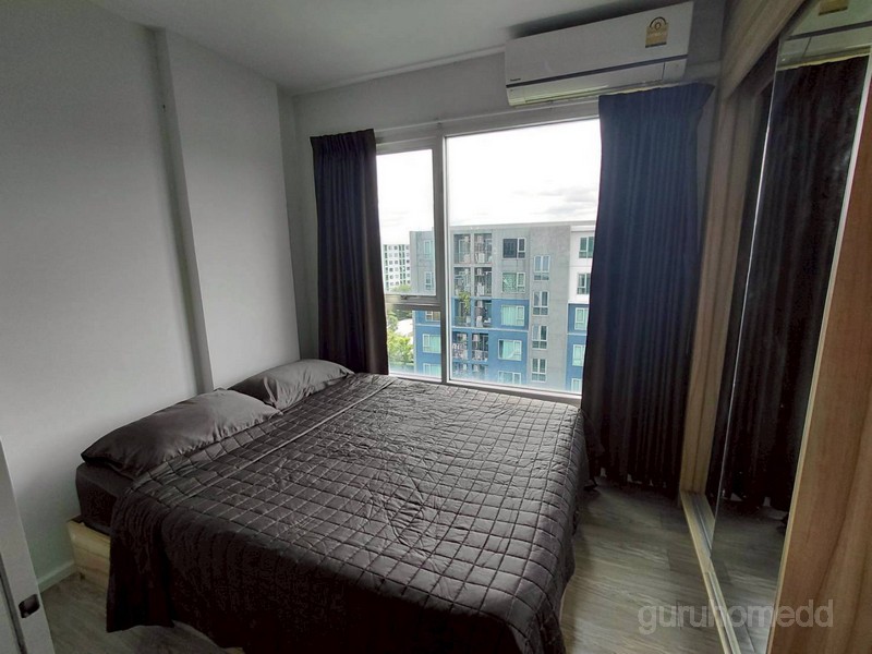 ให้เช่าคอนโด ใกล้สนามบินดอนเมือง Happy Condo ดอนเมือง ห้องขนาด 24 ตรม 1นอน 1น้ำ ชั้น 8 อาคาร C วิวสระว่ายน้ำ - ghd000711R