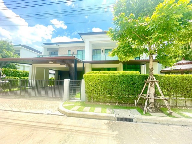 ให้เช่าบ้านเดี่ยว 2ชั้น The City Ramintra 2  พื้นที่ใช้สอย 380 ตร.ม พร้อมเข้าอยู่ สิ้งอำนวยความสะดวกครบครันพร้อมอยู่ ใกล้ รถไฟฟ้าสายสีชมพู