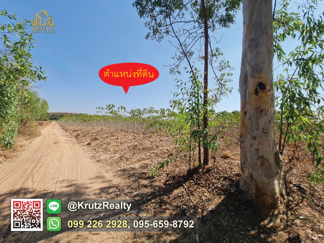 ขายที่ดินแปลงใหญ่ เนื้อที่ 26 ไร่ 3 งาน 72 ตารางวา ทรงสี่เหลี่ยมผืนผ้า ต.สตึก อ.สตึก จ.บุรีรัมย์