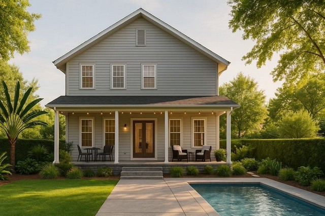 TEL:088-559 5199 คุณเอLine:https://line.me/ti/p/C0eGe0whLXบ้านหรู Modern Farmhouse พร้อมสระว่ายน้ำบรรยากาศริมน้ำ ในโครงการสุดหรูเปิดราคาที่ 20 ล้านบาทต่อรองราคาได้!ตั้งอยู่ในโครงการ หมู่บ้านปัญญารีสอร์ท บางพระ ศรีราชา ชลบุรีทำเลศักยภาพ เงียบสงบ เป็นส่วนตัวขนาดที่ดิน- บ้านหันหน้าทิศใต้ หลังบ้านทิศเหนือ ลมพัดผ่านเย็นสบาย- ที่ดินใหญ่ 212 ตร.วา หน้ากว้าง 14 ม. ลึก 60 ม.- พื้นที่ใช้สอยกว่า 497 ตร.ม.- หลังบ้านมี สร