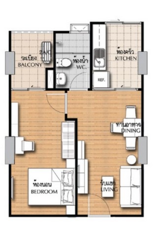 ประกาศขาย Condo ศุภาลัย วิสต้า ห้าแยกปากเกร็ด ขนาด = 47 ตรม 1Bedroom1น้ำ 2000000 thb   ทรัพย์ดี ๆ