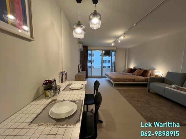 ให้เช่า รีโนเวทใหม่ คอนโดซิตี้วิลล่า ลาดพร้าว 128 พื้นที่ 32.88 ตรม. ชั้น 5  เฟอร์ใหม่พร้อมเข้าอยู่ 