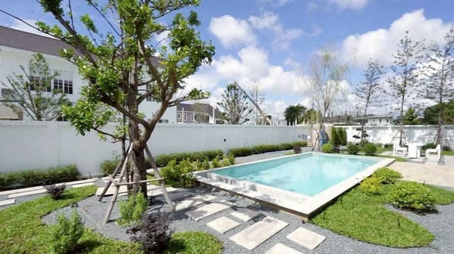 ให้เช่าพูลวิลล่าสร้างใหม่ 2 ชั้น สไตล์ญี่ปุ่น สันผักหวาน หางดง