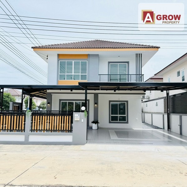 หมู่บ้านนนทวีวิลล์ 7 ถนนสกุลดี หลังมุม ทำเลสวย ตกแต่งครบ พร้อมเข้าอยู่