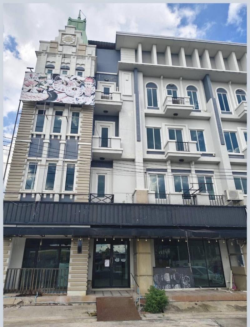 ขายอาคารพาณิชย์ 4.5 ชั้น 2 คูหา 520 ตรม. พร้อมลิฟต์ โครงการเฮ้าส์เดอะฮัมบรูก หทัยราษฎร์ ติดถนนใหญ่หทัยราษฎร์ ใกล้แฟชั่นไอซ์แลนด์