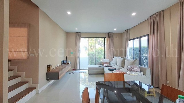 ขายด่วน บ้านเดี่ยว บุราสิริ วงแหวน - อ่อนนุช หลังริม เฟอร์ Built - in ถูกสุดในโครงการ