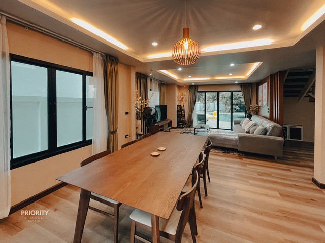 ให้เช่าบ้าน 2 ชั้น ต.หนองจ๊อม อ.สันทราย จ.เชียงใหม่ 64,000 บาท/เดือน ขนาดที่ดิน 1 งาน 65 ตรว.