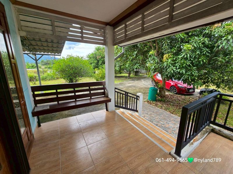 ขายบ้านสวน วิวเขาล้อม ใกล้แมคโครนครนายก ต.เขาพระ อ.เมืองนครนายก การเดินทางสะดวกอยู่ในแหล่งชุมชน