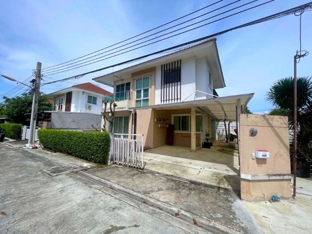 บางกรวย-ไทรน้อย โลตัส ปิยวรารมย์นนทบุรี 900 ม รร.สารสาสน์วิเทศไทรน้อย358 ม.ให้เช่าบ้านเดี่ยว 2 ชั้น 50 ตร.วา. 200 ตร.ม. 3 นอน  2 น้ำ 