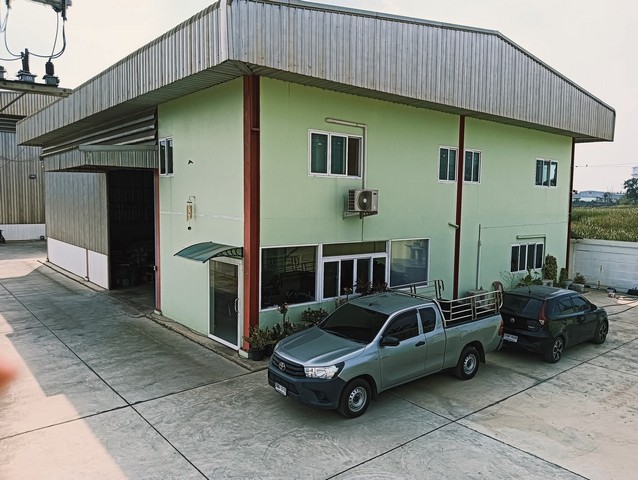 ขายโรงงานเมืองฉะเชิงเทรา เนื้อที่ 1 ไร่ 24 ตารางวา พื้นที่สีม่วง มีใบ รง.4