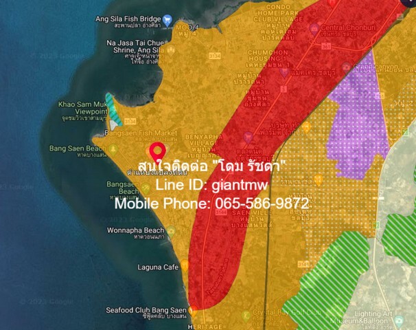 ที่ดิน ที่ดิน บางแสน พ.ท. 0 ไร่ 2 ngan 90 SQ.WA 14000000 B. ใกล้ มหาวิทยาลัยบูรพา: 1.3 กิโลเมตร พร้อมอยู่! ชลบุรี   