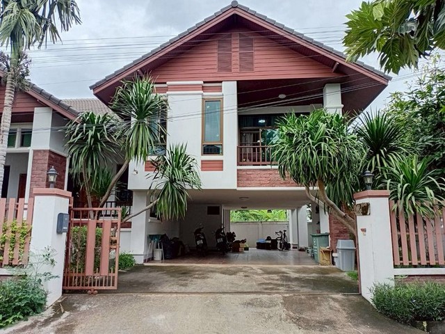 ให้เช่าบ้านใหม่ สวย เงียบสงบ พร้อมอยู่ รวมโชค สันทราย