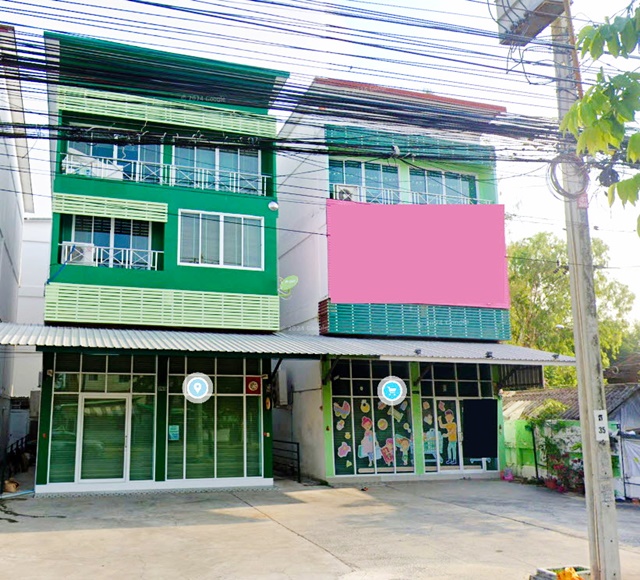 สาย1 กาญจนา ให้เช่าอาคารพาณิชย์ 1-2คูหา 3.5 ชั้น บางแวก ราชพฤกษ์ 3แอร์  MRT หลักสอง 3.6 กม.กว้างใหญ่ 32ตร.วา.332 ตร.ม. 3 น้ำ 2 นอน