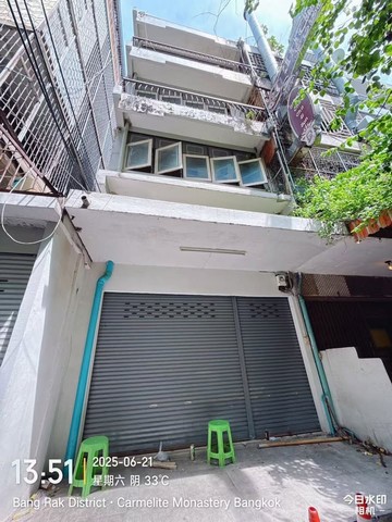 HR2832ให้เช่าอาคารพาณิชย์ 4 ชั้น ใกล้ BTS ศาลาแดง MRT สีลม เหมาะทำ Spa, ร้านนวด, โรงแรมขนาดเล็ก, ร้านกาแฟ