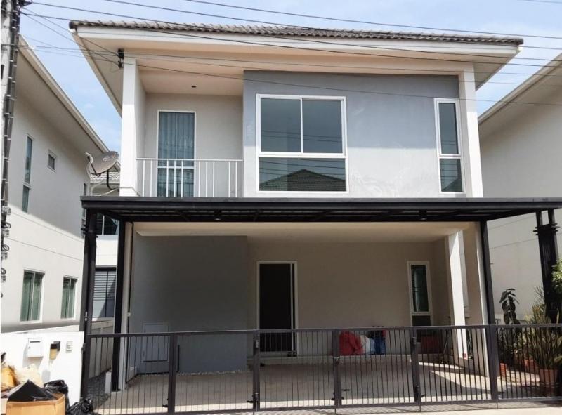 ขายบ้านแฝดมือสอง อำเภอไทรน้อย จังหวัดนนทบุรี โครงการ ธงสิริ 3