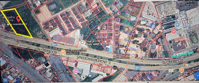 ขายที่ดินสวย ใกล้ รพ. นครนายก 1 กม. ติดถนนสุวรรณศร ทางหลวงแผ่นดินหมายเลข 33