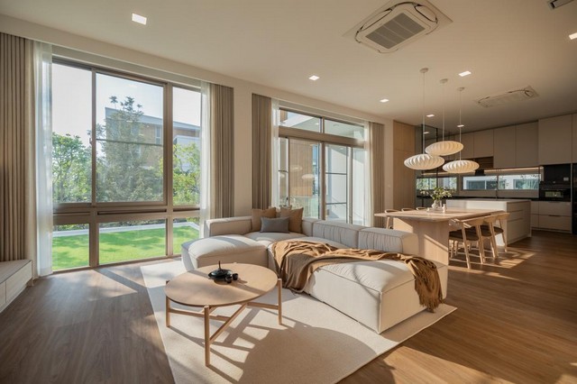 P1168 ให้เช่า บ้านเดี่ยว โครงการ วีเว่ พระราม 9  VIVE Rama 9 บ้านสวย บ้านจะว่างพร้อมเข้าอยู่ 1 October 2025 นี้