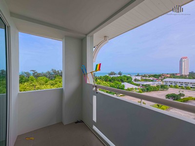 ที่สุดของความสุขริมทะเล! คอนโด The Energy ชั้น 8 ห้องมุมส่วนตัว 46.67 ตร.ม. ระเบียงกว้างพิเศษ วิวทะเลเต็มตาให้คุณพักผ่อนริมทะเลได้ทุกวัน 