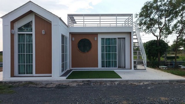 ขายถูกบ้านสวน ติดถนน รั้วรอบขอบชิด บ่อปลา แช่ช้าง สันกำแพง